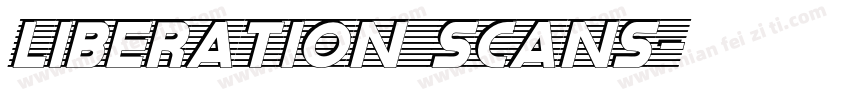 liberation scans字体转换